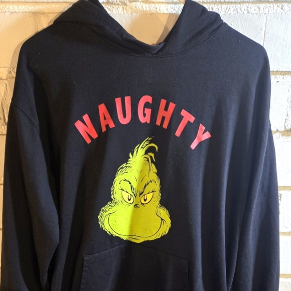 Dr Seuss - The Grinch Naughty Hoodie XL - Picture 2 of 5